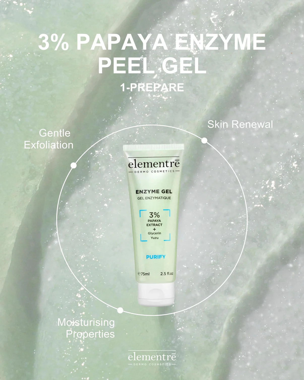 Gel Peeling Enzymatique 3% Papaye 75 ml