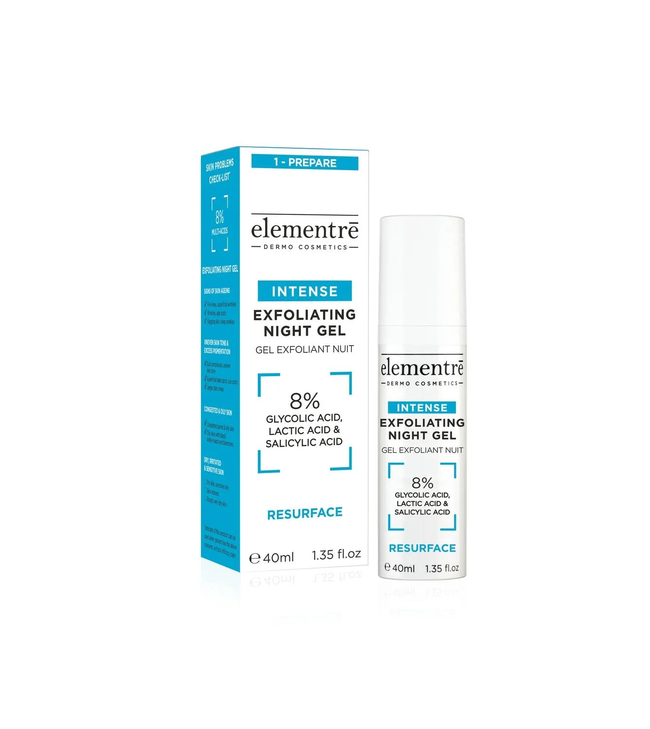 Gel de Nuit Exfoliant 8% 40 ml