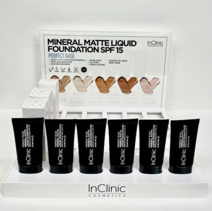 MINERAL MATT LIQUID FOUNDATION DISPLAY