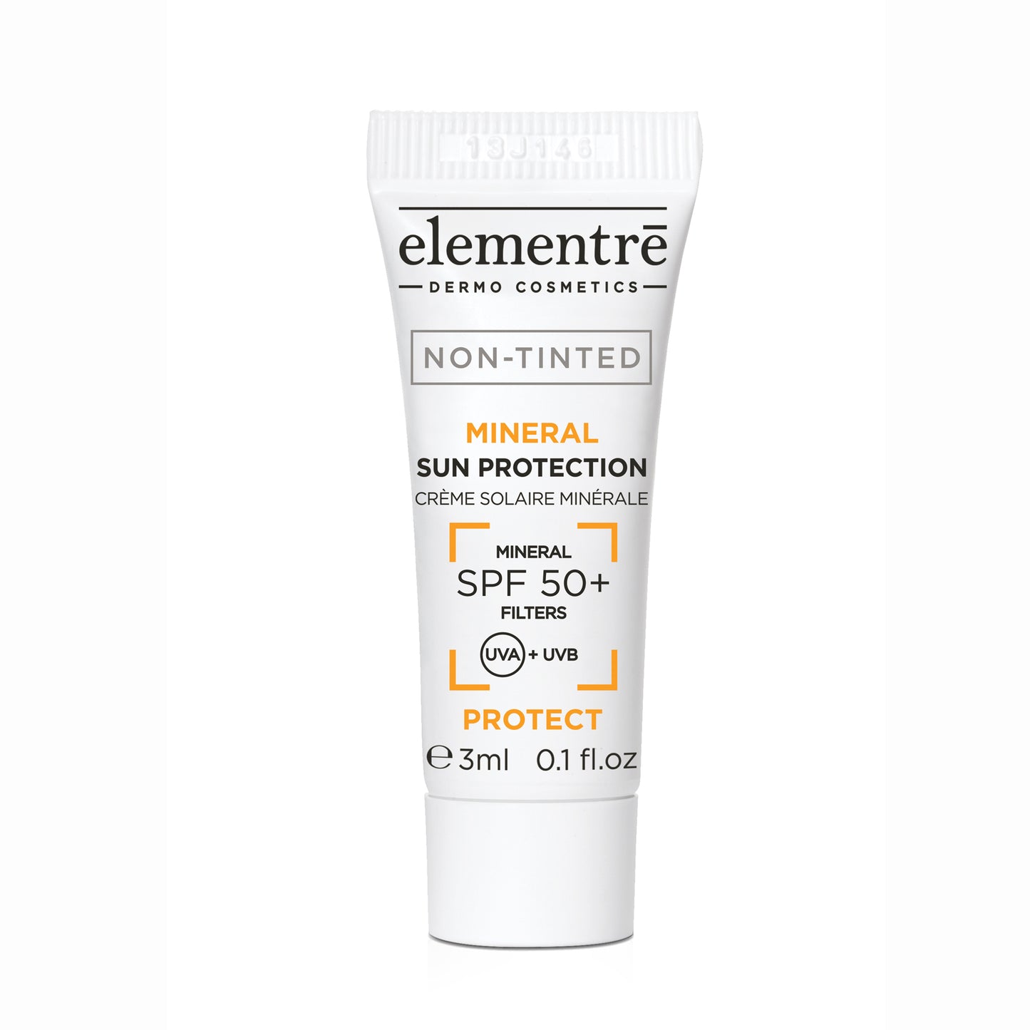 SPF 50+ Minéral Non Teinté 3 ml 10 pièces