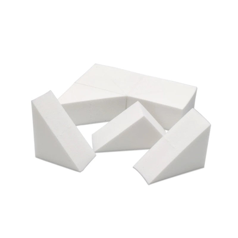 Éponges de maquillage jetables triangulaires, 10 pièces
