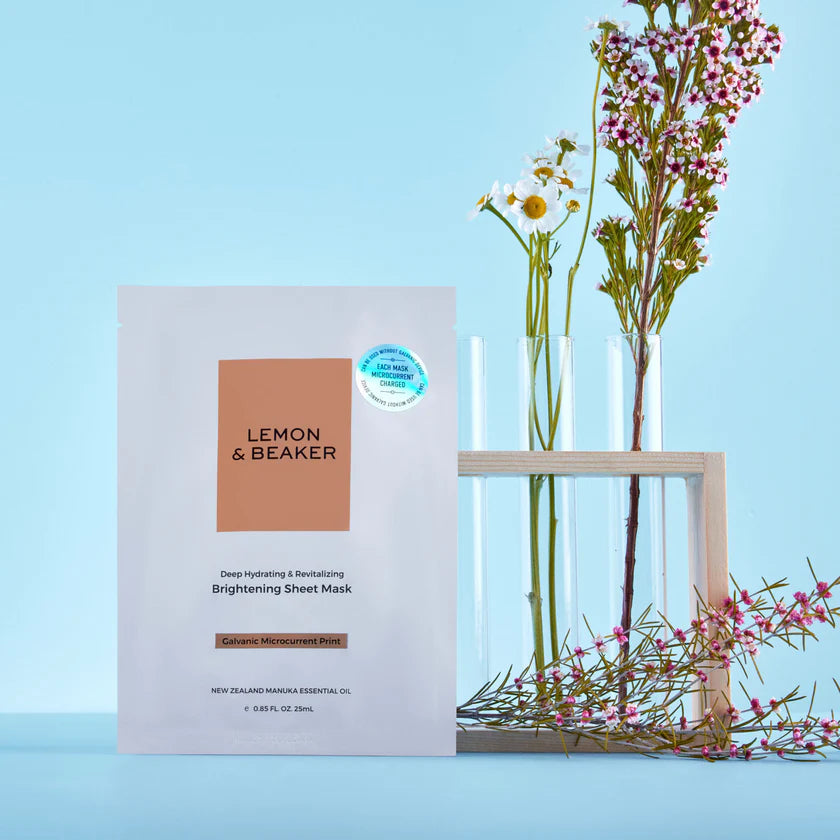 NEW Microcurrent Brightening Sheet Mask 5stuks