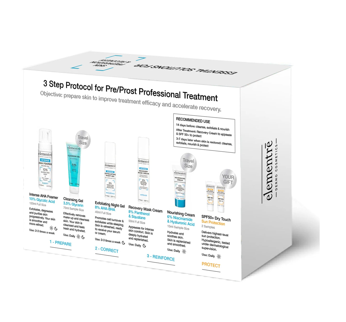 3 Step Protocol for Pre/Post Professional Treatment