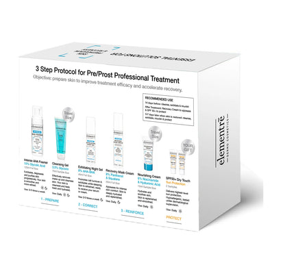 3 Step Protocol for Pre/Post Professional Treatment