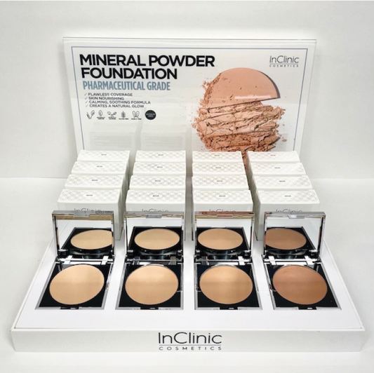 MINERAL POWDER FOUNDATION DISPLAY